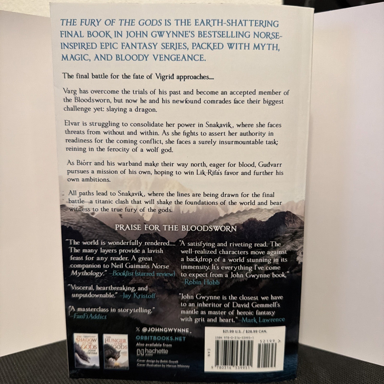 Fury of the Gods by John Gwynne (2024, Trade Paperback)