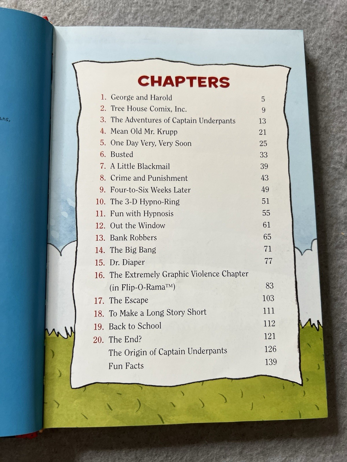 Captain Underpants Hardcover 1997 Pilkey, Dav Full Color Novel 138 Pages