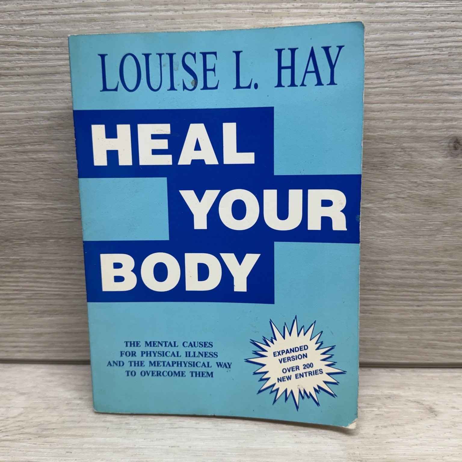 Heal Your Body Louise L. Hay 1988 Expanded Revised 4th Ed Self-Help Hay House