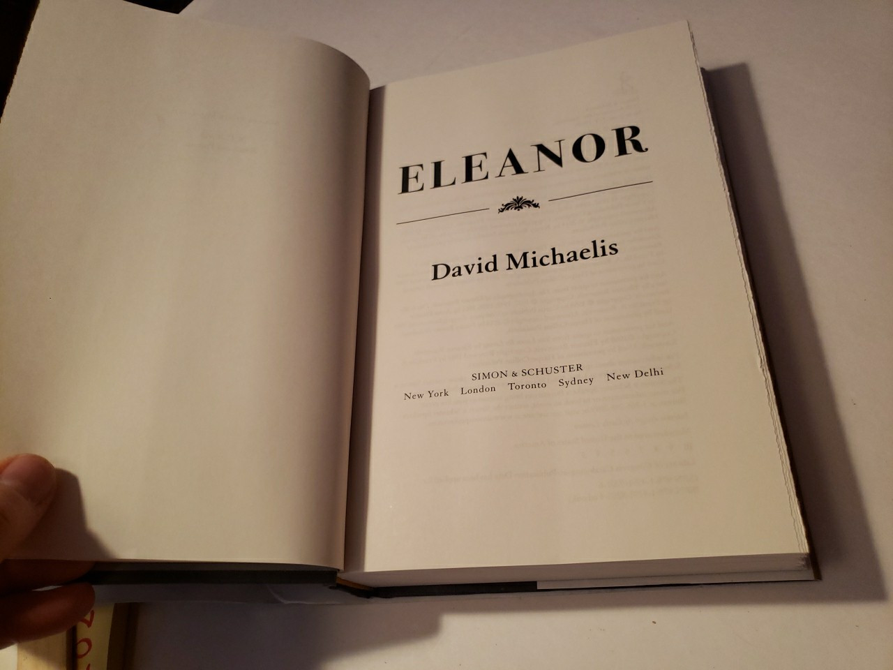 Eleanor Roosevelt by David Michaelis (2020, Hardcover) First Ladies Biography