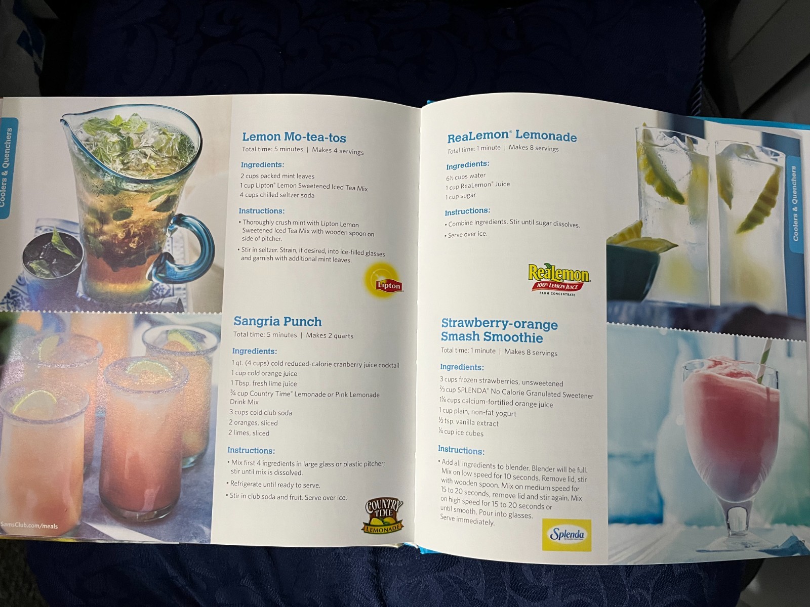 FRESH FAST & FABULOUS 3rd Edition Sam’s Club Cookbook 135 pages NEW