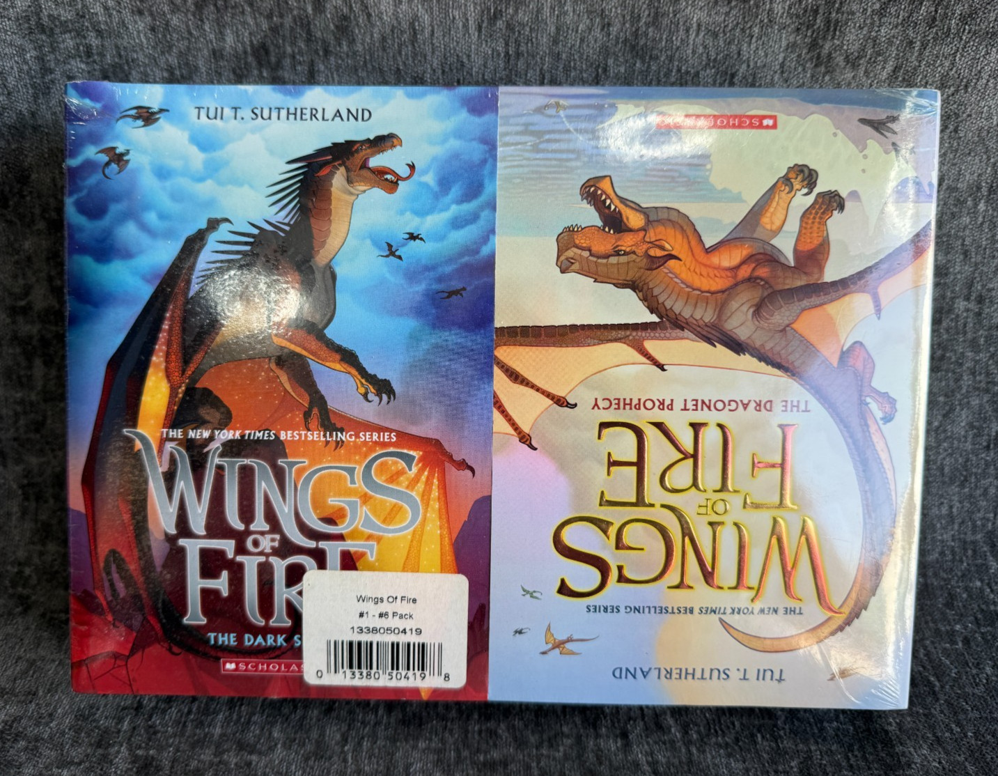 Wings of Fire Book Set #1-#6 Pack Brand New Sealed Tui T Sutherland Scholastic
