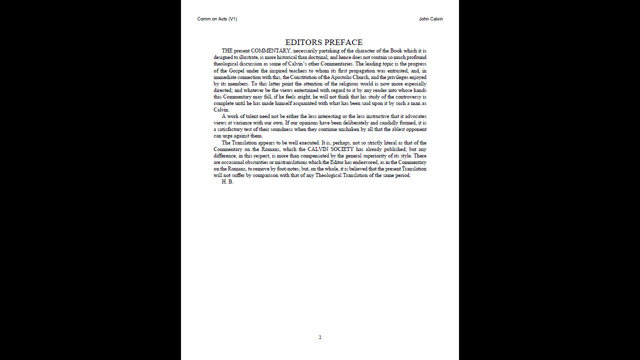 The Works of John Calvin – Bible Commentary Library (PDF E-Book Set) on CD-ROM