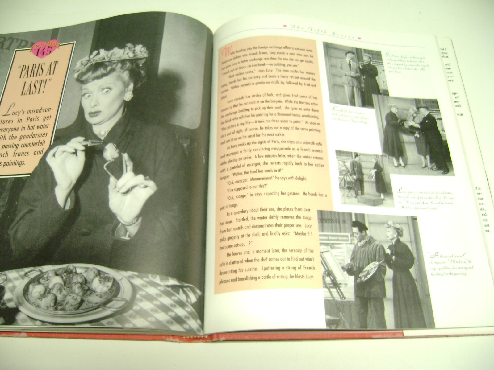 HUGE 1995 Time Warner Hardcover Book, I LOVE LUCY, First Printing, 248 pages