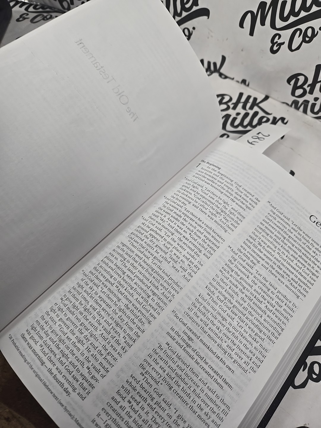 NIV Holy Bible 2011 Black Zondervan 8.75” X 5.5” -American Bible Society