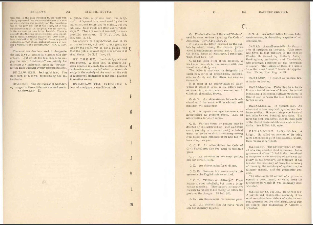 Black’s Law Dictionary, First Edition (1st Edition 1891) – PDF E-Book on CD-ROM