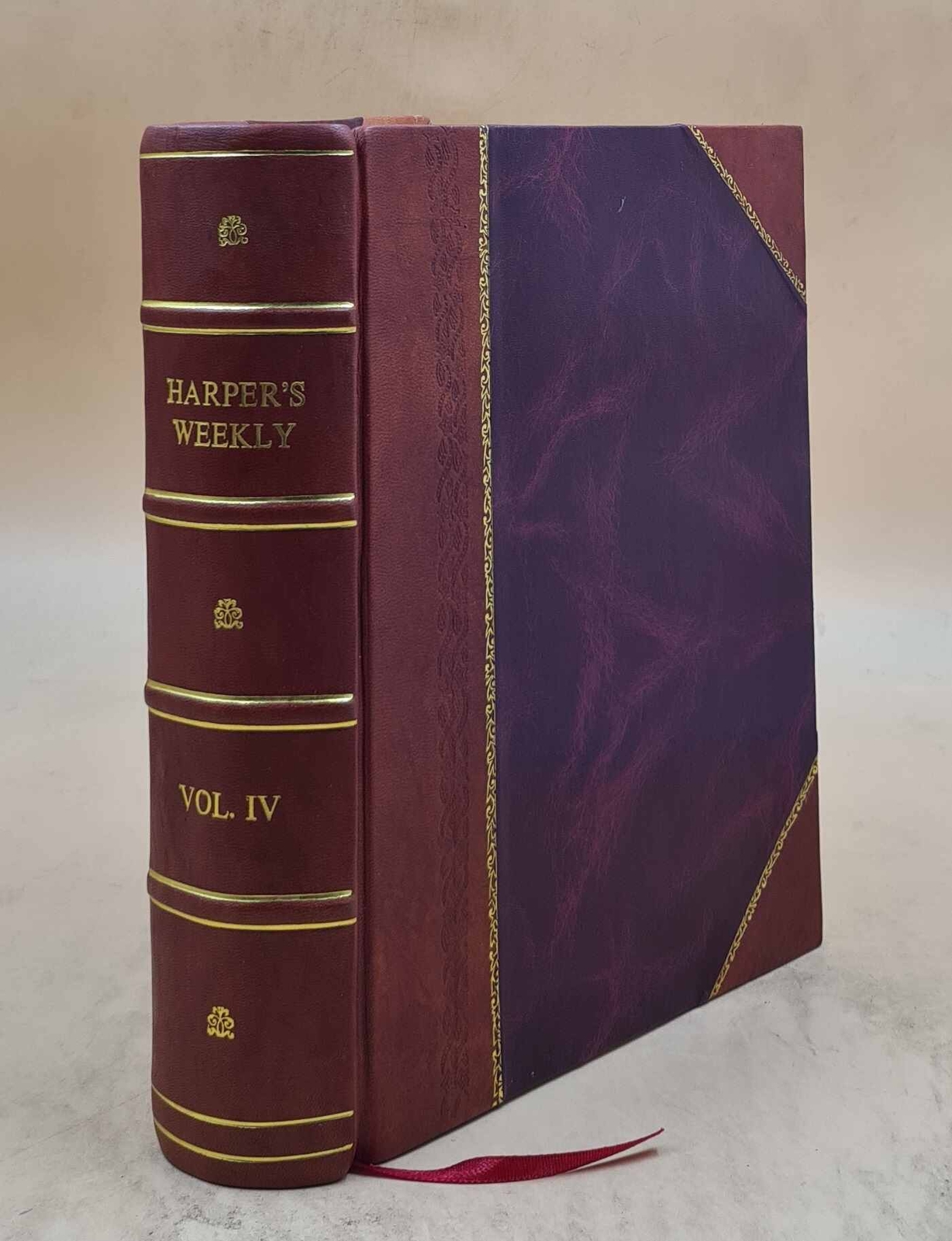 Harper’S Weekly 1860 By Harper & Brothers [Leather Bound]
