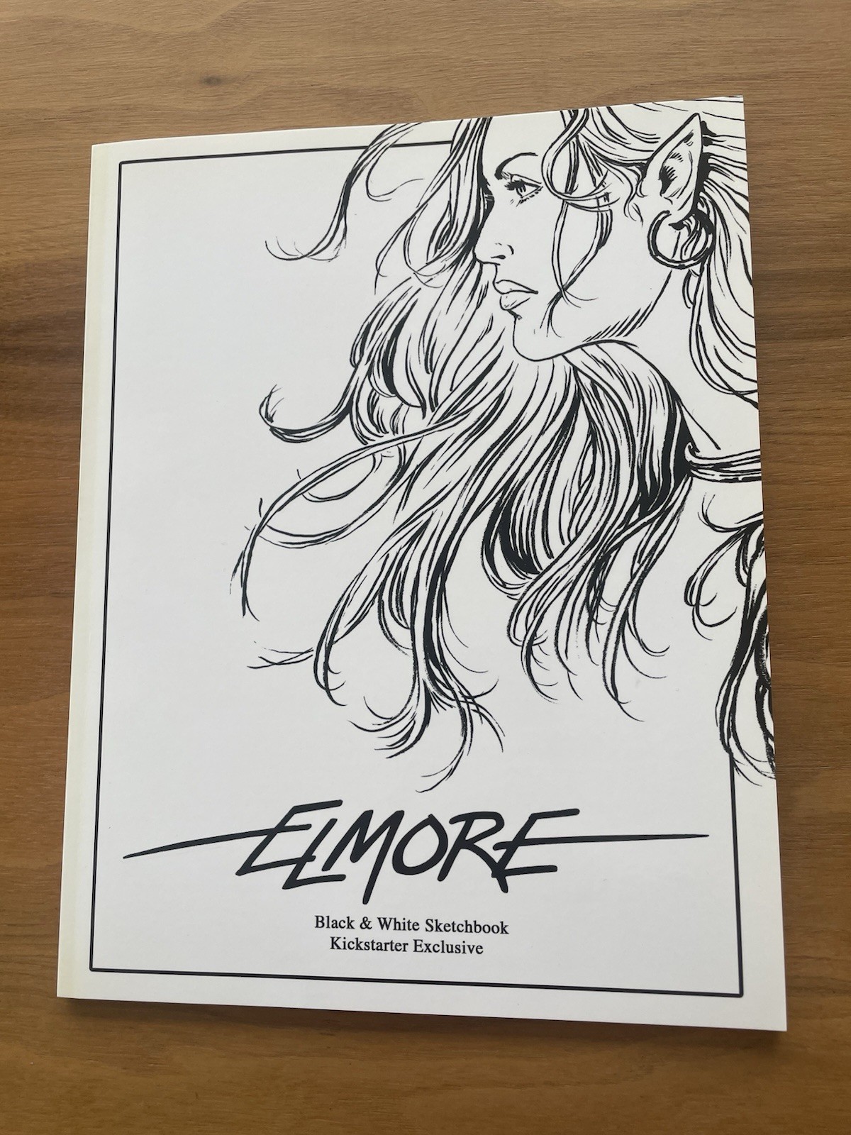 Larry Elmore Black & White Sketchbook – Kickstarter Exclusive PLUS 7 8×11 Prints