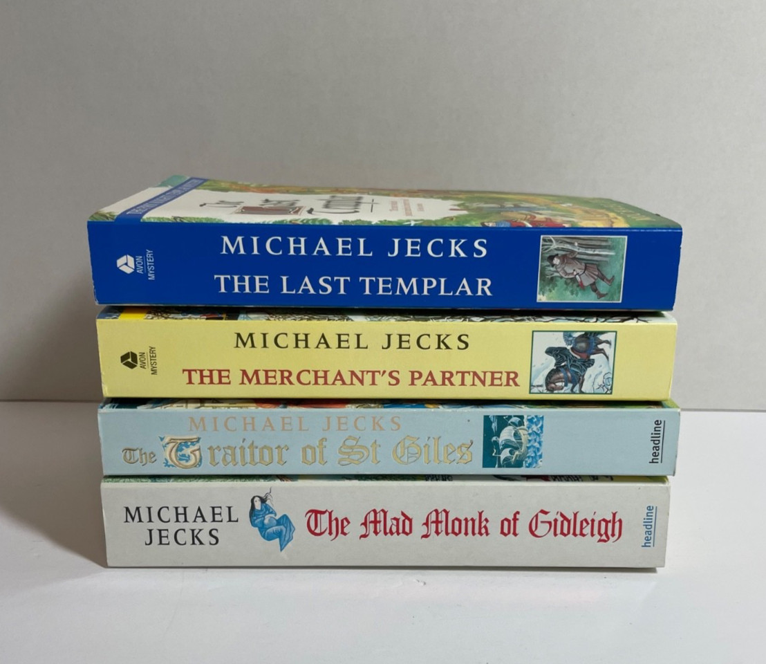 Knights Templar Myserty Michael Jecks 4 book lot PB