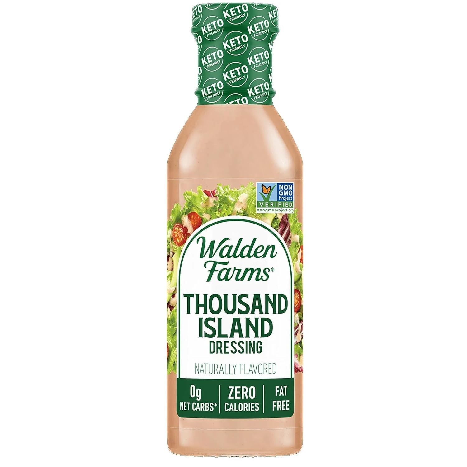 Zero-Calorie, Gluten-Free Thousand Island Dressing – 12 oz for Healthy Eating
