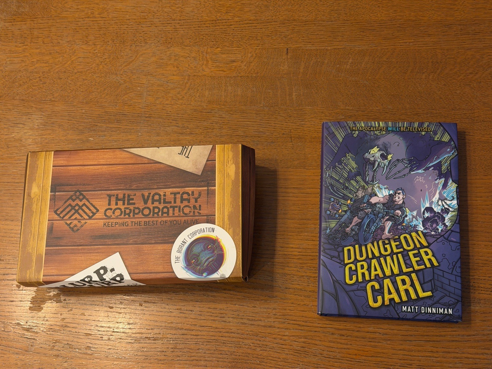 Dungeon Crawler Carl Matt Dinniman Kickstarter Only Hardcover Loot Box