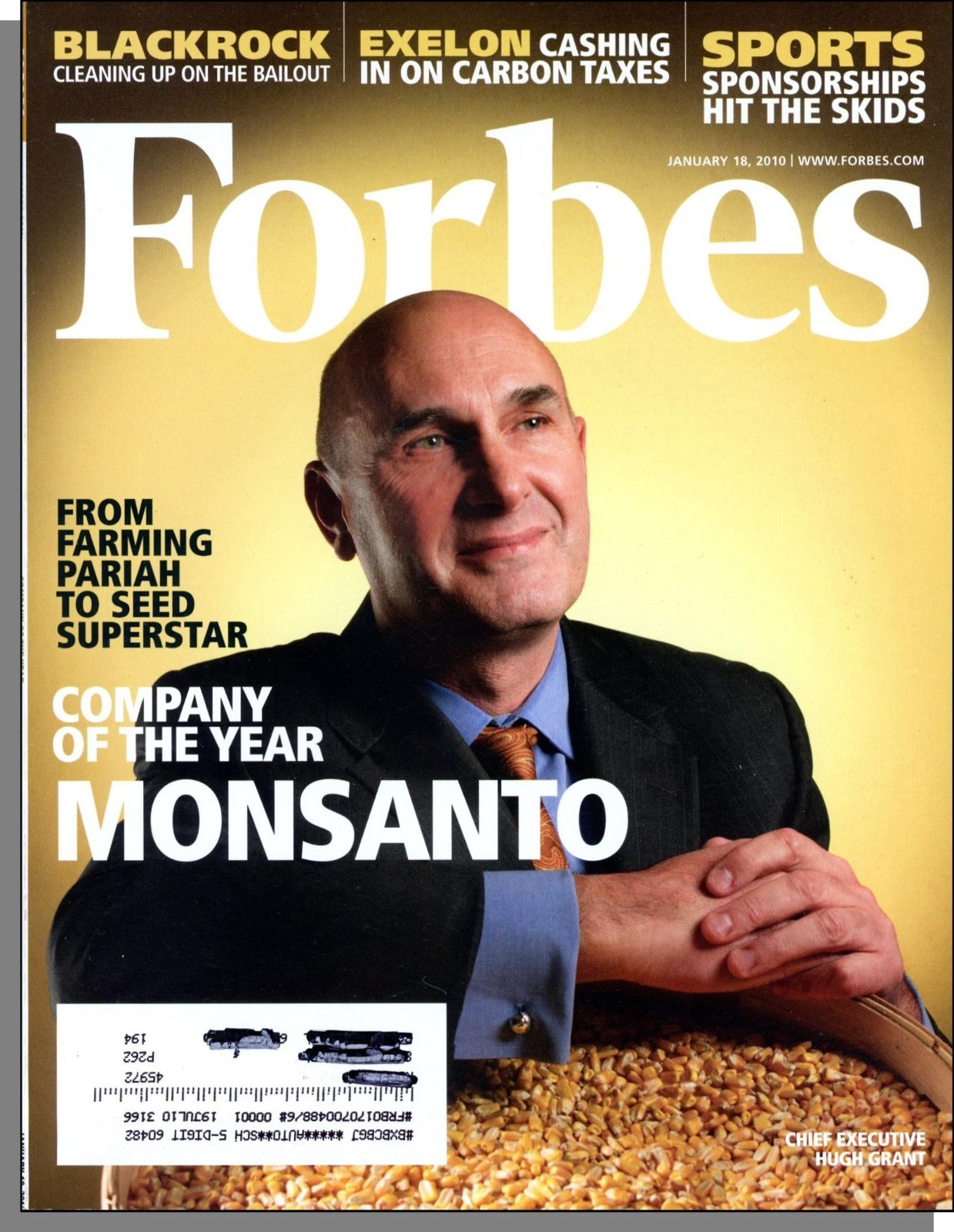 Forbes – 2010, January 18 – Monsanto, Exelon, BlackRock