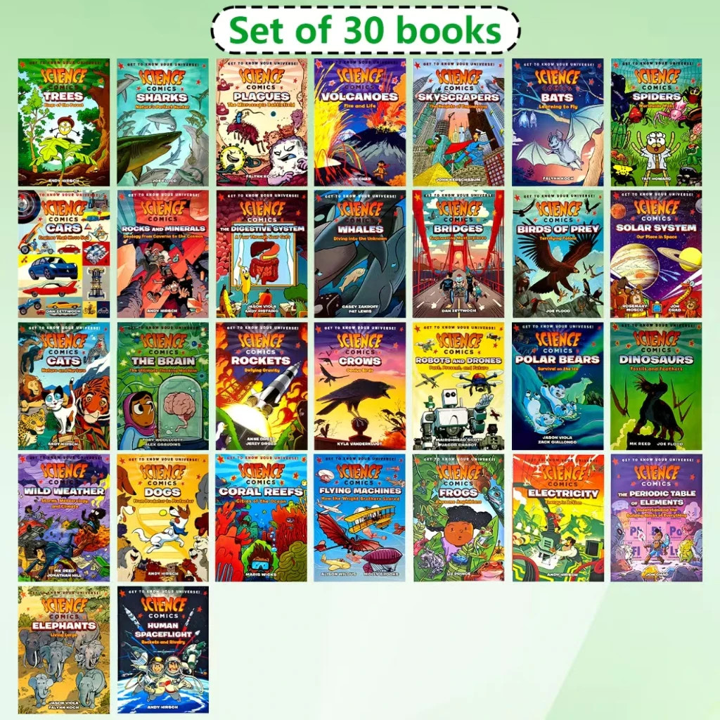 Science Comics Series: Get to Know Your Universe 30 Books Full Set – Free DHL