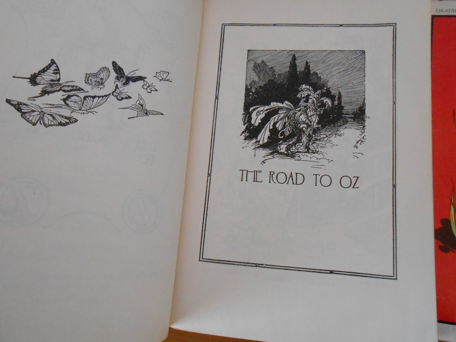 3 L. Frank Baum Oz (Road to~Patchwork Girl~Scarecrow) Rand McNally – TPB GC
