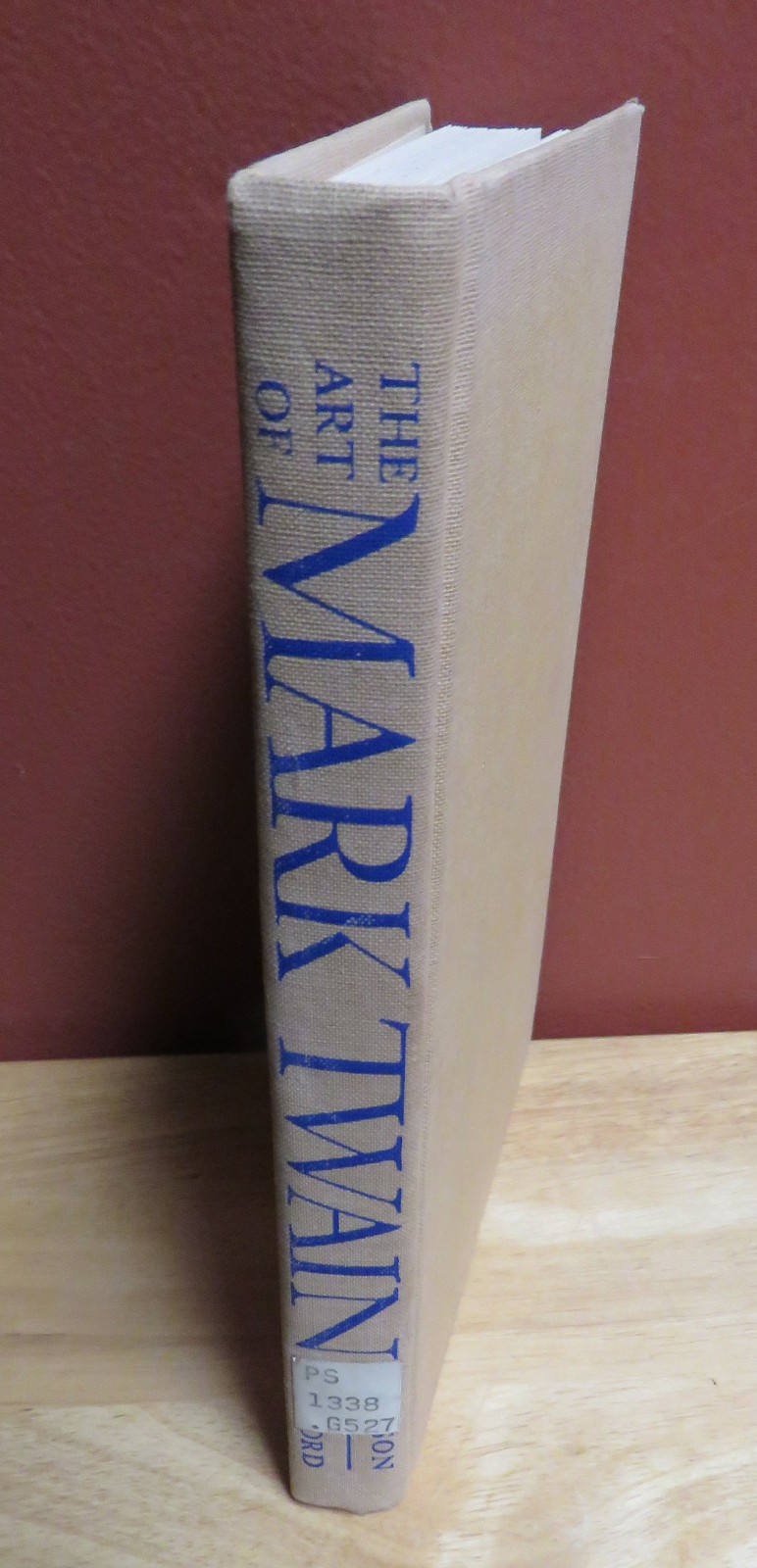 HC Book The Art of Mark Twain by William M. Gibson 230 Pages 1976