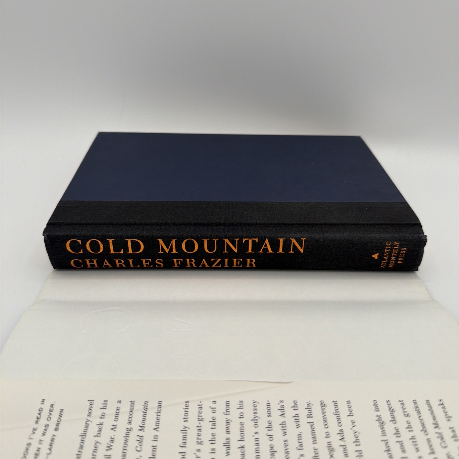 Cold Mountain by Charles Frazier, First Edition, 1997 Hardcover With Dust Jacket