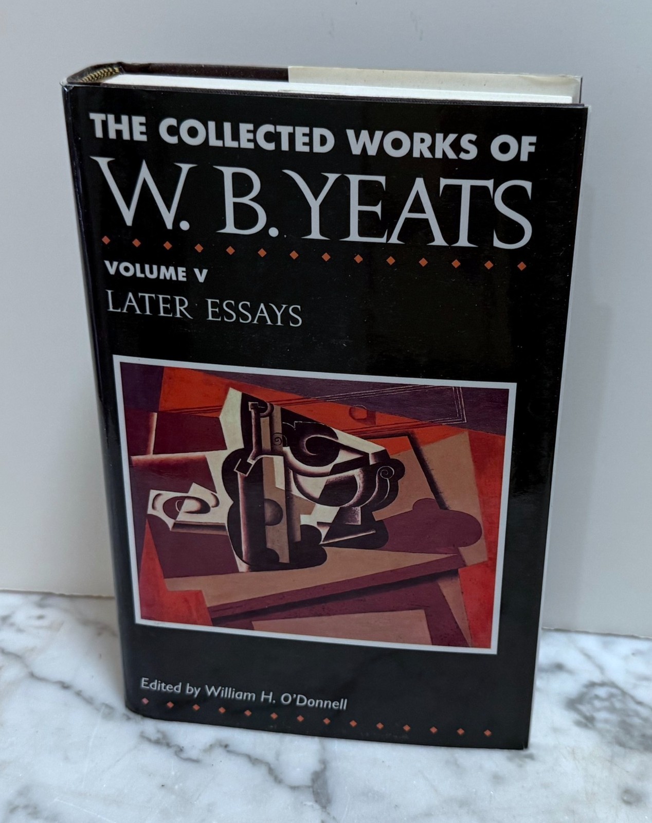 THE COLLECTED WORKS OF W. B. YEATS – VOLUME V LATER ESSAYS – 1994 HARDCOVER