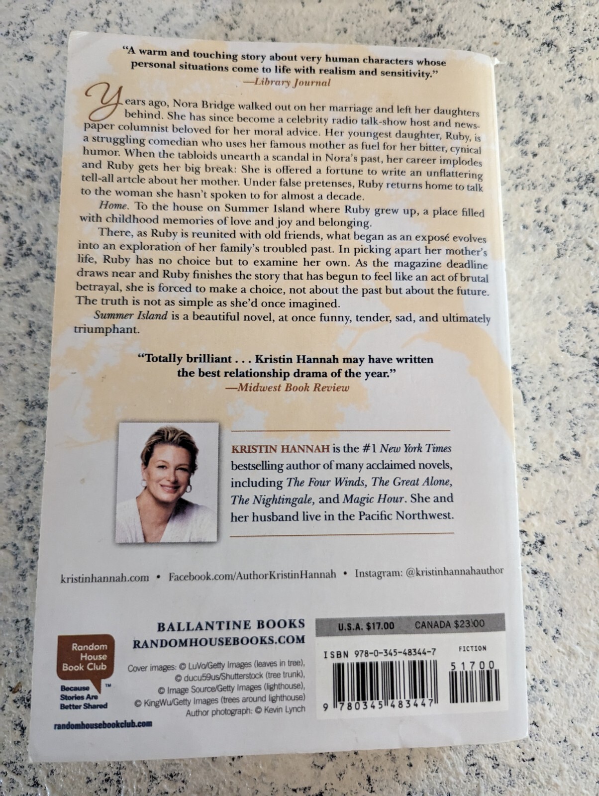 Summer Island: A Novel Paperback 2010 by Kristin Hannah