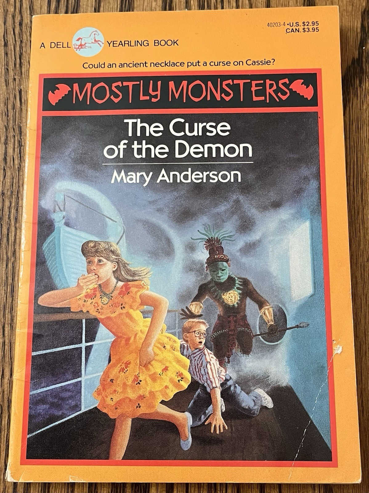 THE CURSE OF THE DEMON : Mostly Monsters : by Mary Anderson : vintage
