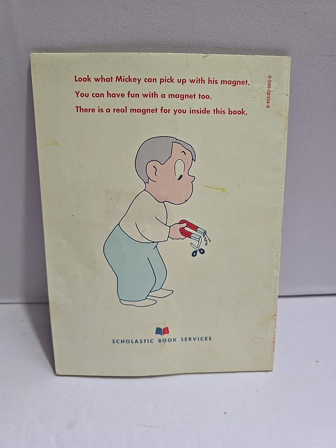 “Mickey’s Magnet” PAPPERBACK 1956 by Franklyn Branley & Eleanor Vaughan
