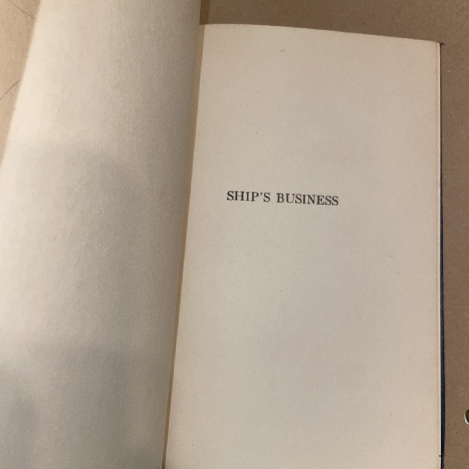 Ship’s Business by Captain Myron E. McFarland – Hardcover No Dust Cover