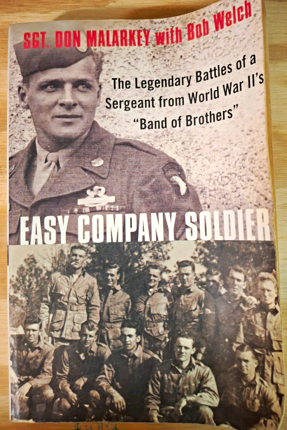 Easy Company Soldier Band of Brothers WWII Paperback Don Malarkey Bob Welch