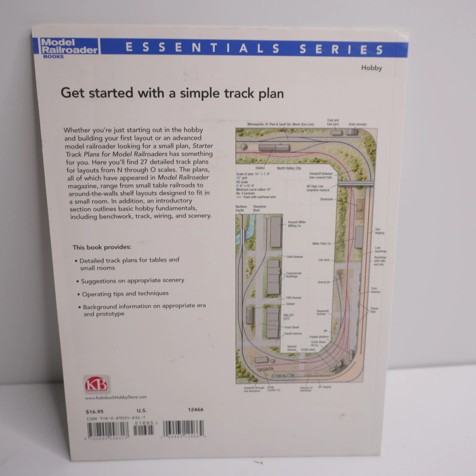 Starter Track Plans for Model Railroaders Paperback Model Railroader magazine