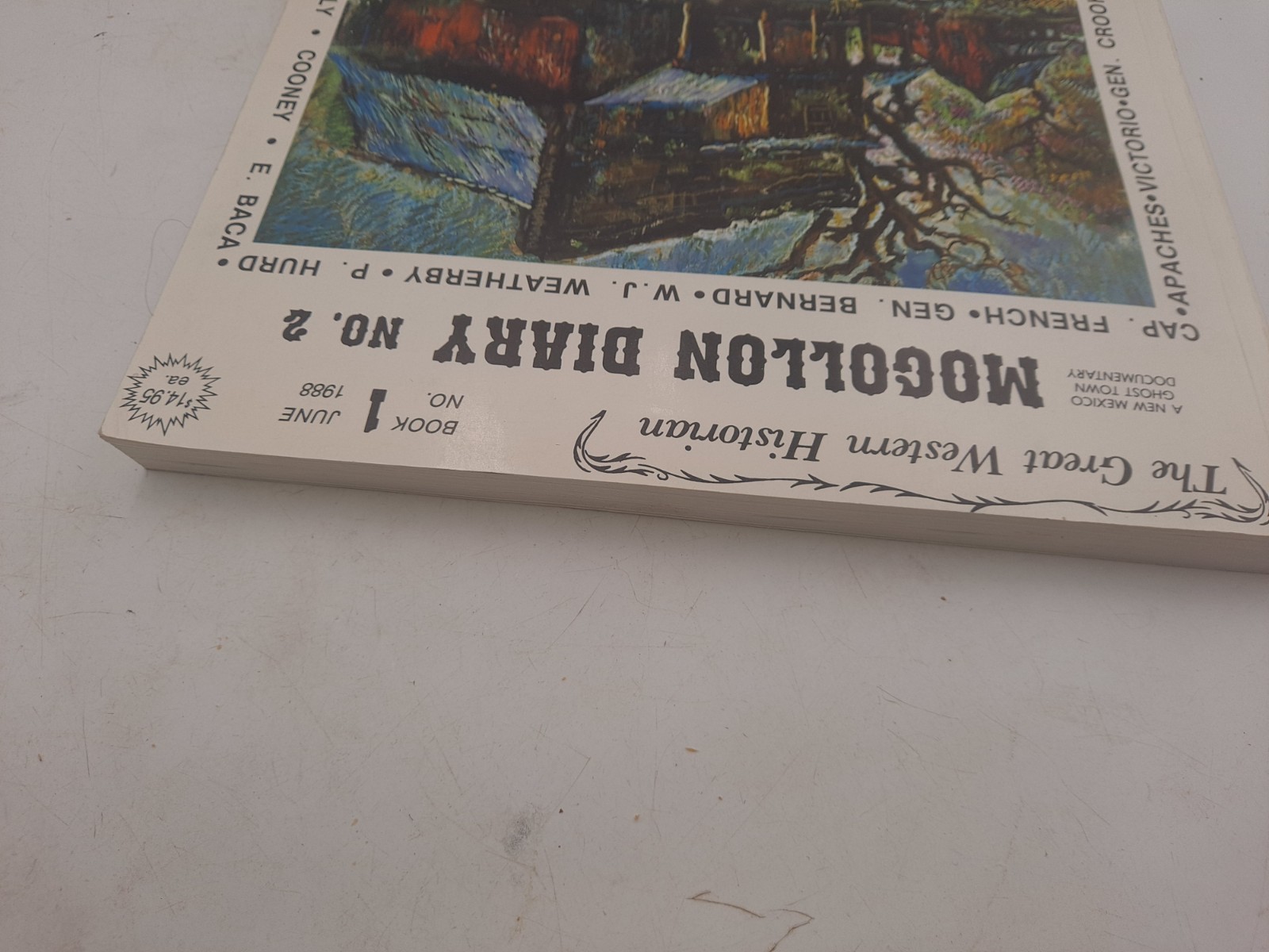 Signed + Drawing – Mogollon Diary: 1877-1977 – William Rakocy Trade Paperback/2