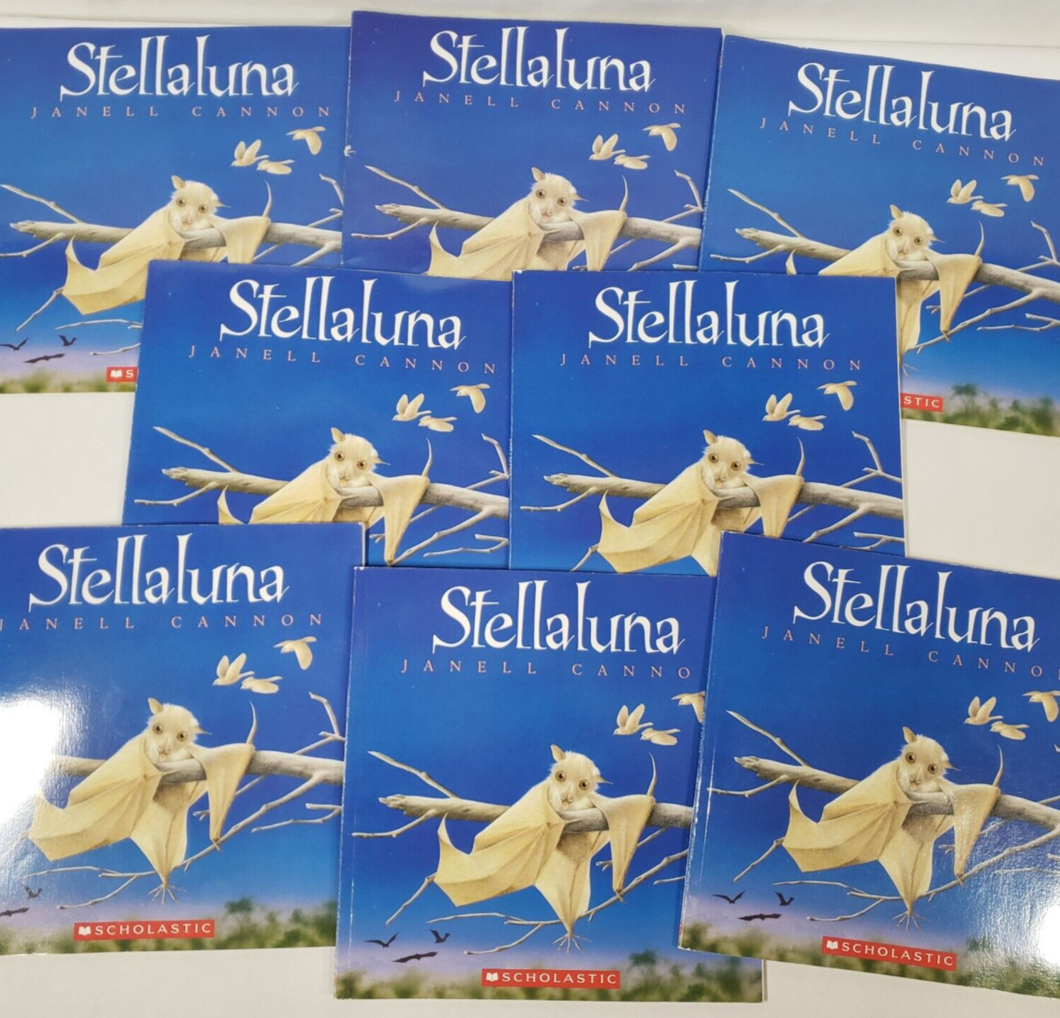 Stellaluna Books Lot Of 8 Guided Reading Classroom Group Set By Janell Cannon