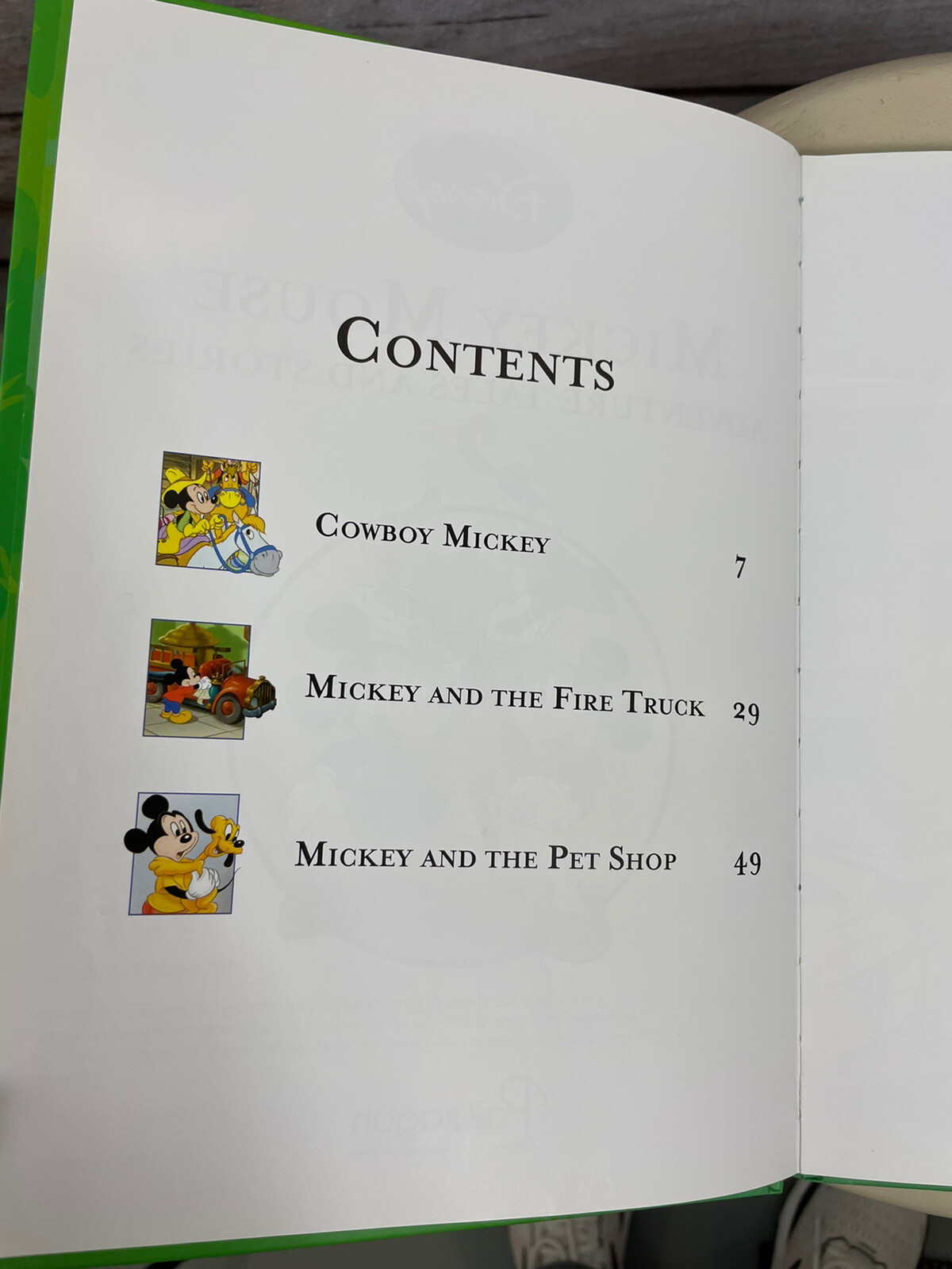 Disney Classics Mickey Mouse Adventure Tales and Stores Hardcover Book 68 Pages