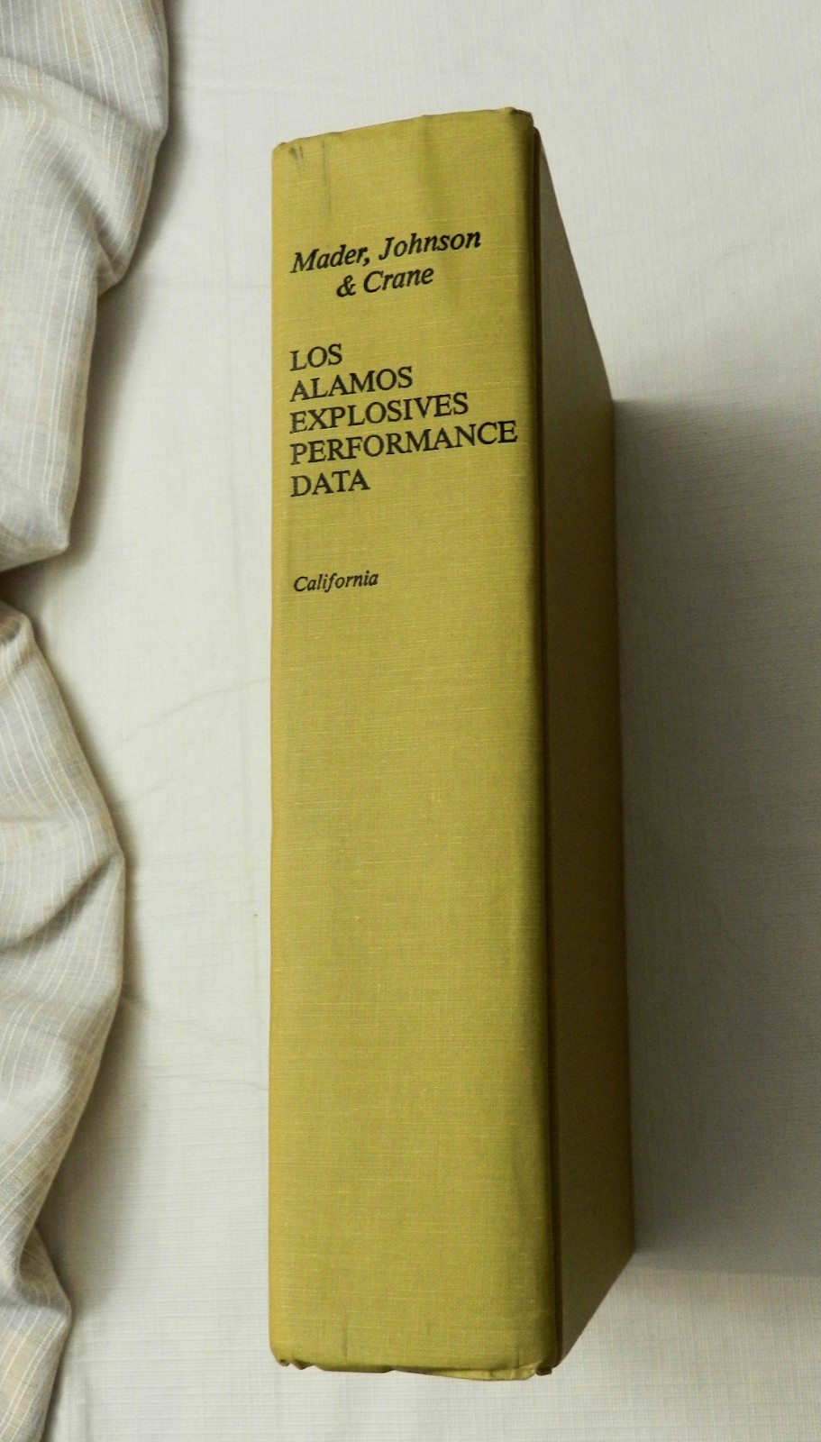 1982, Los Alamos Explosives Performance Data, CL Mader et al, Ed, HB 1st, EX