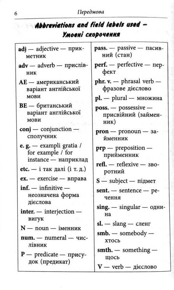 Ukrainian book Арій Граматика англійської мови. Доступно і просто В. Федоров 21