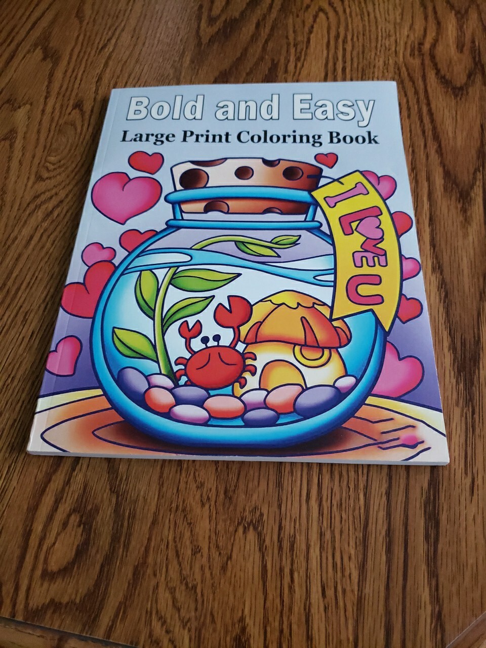 Bold and Easy Large Print Coloring Book: 50 Pages Of Different Images New