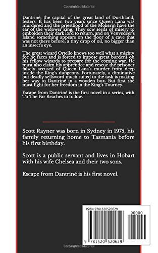 NEW Escape from DantrinE by Scott Rayner (2017, Paperback) BOOK #553