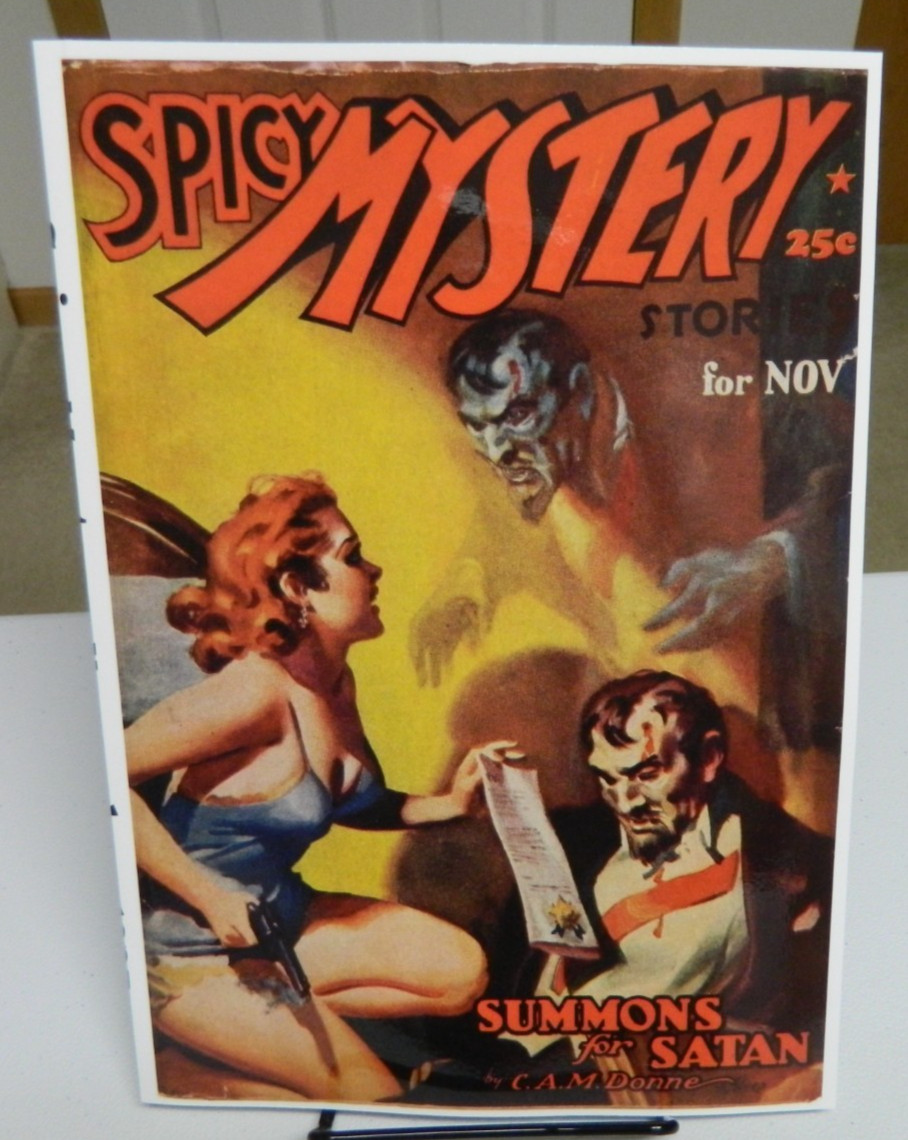 Spicy Mystery November 1937 pulp replica Robert Leslie Bellem Robert Garron