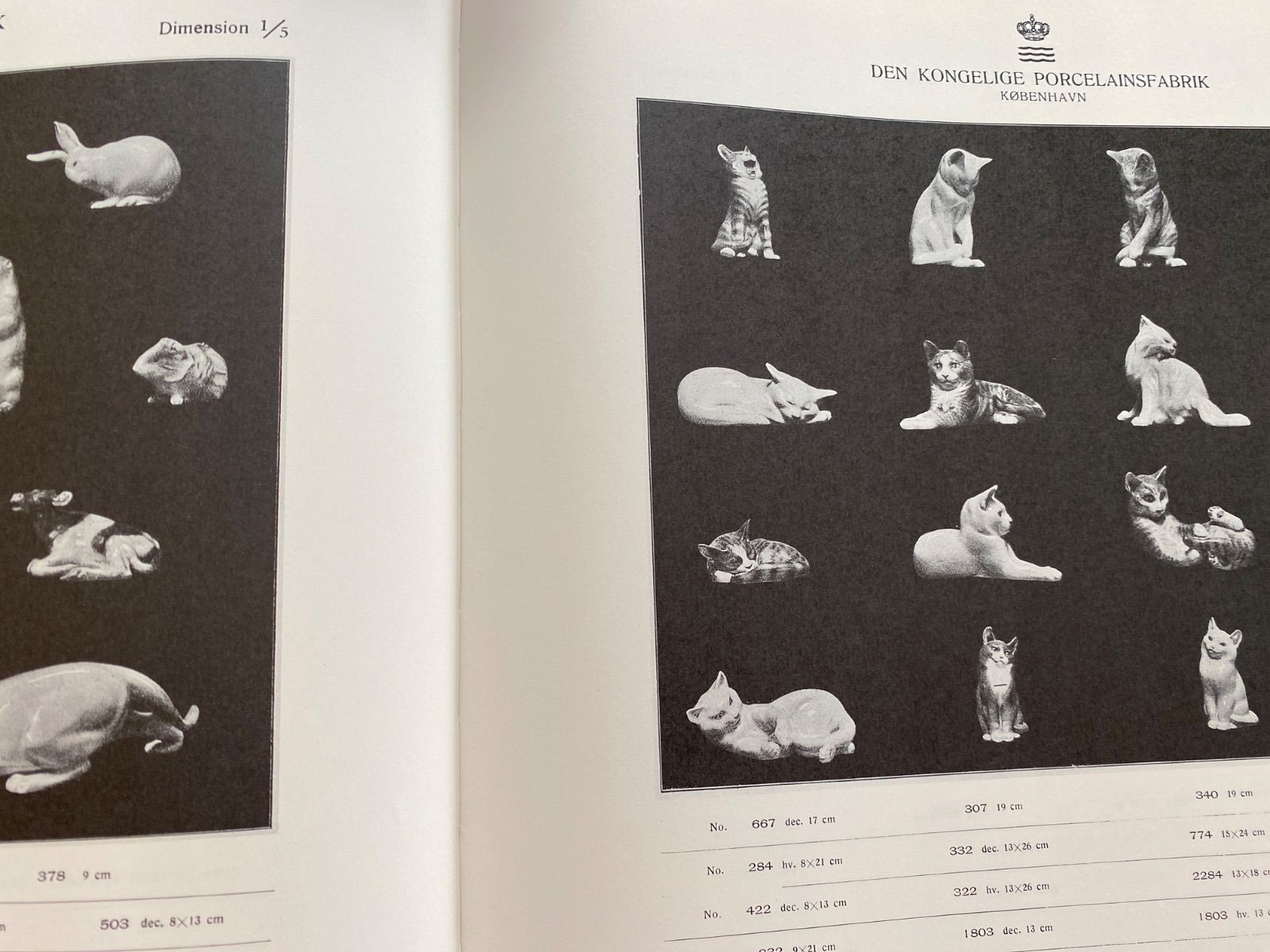 Royal Copenhagen 1930 Catalog Reprint 216 Pages Vase & Figurine Collector Item