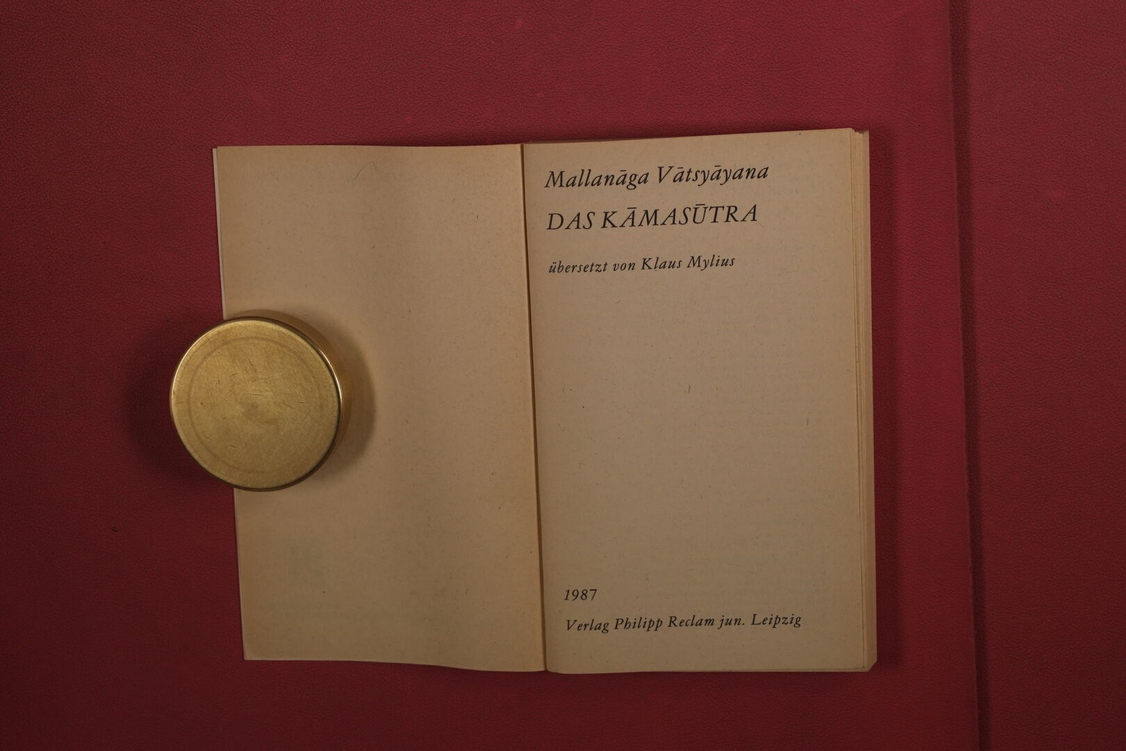 387321 Mallanaga Vatsyayana DAS KAMASUTRA Verlag Philipp Reclam jun.