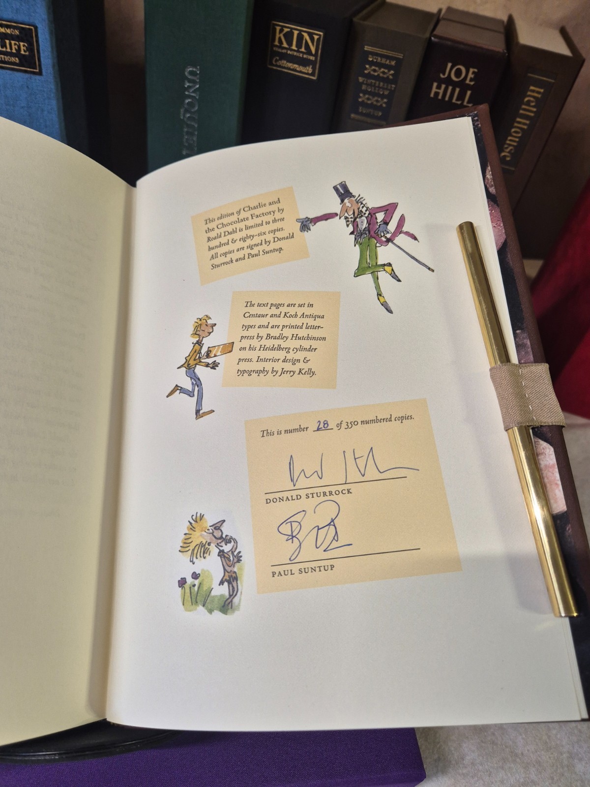 Charlie and the Chocolate Factory by Roald Dahl – Suntup Editions -Numbered