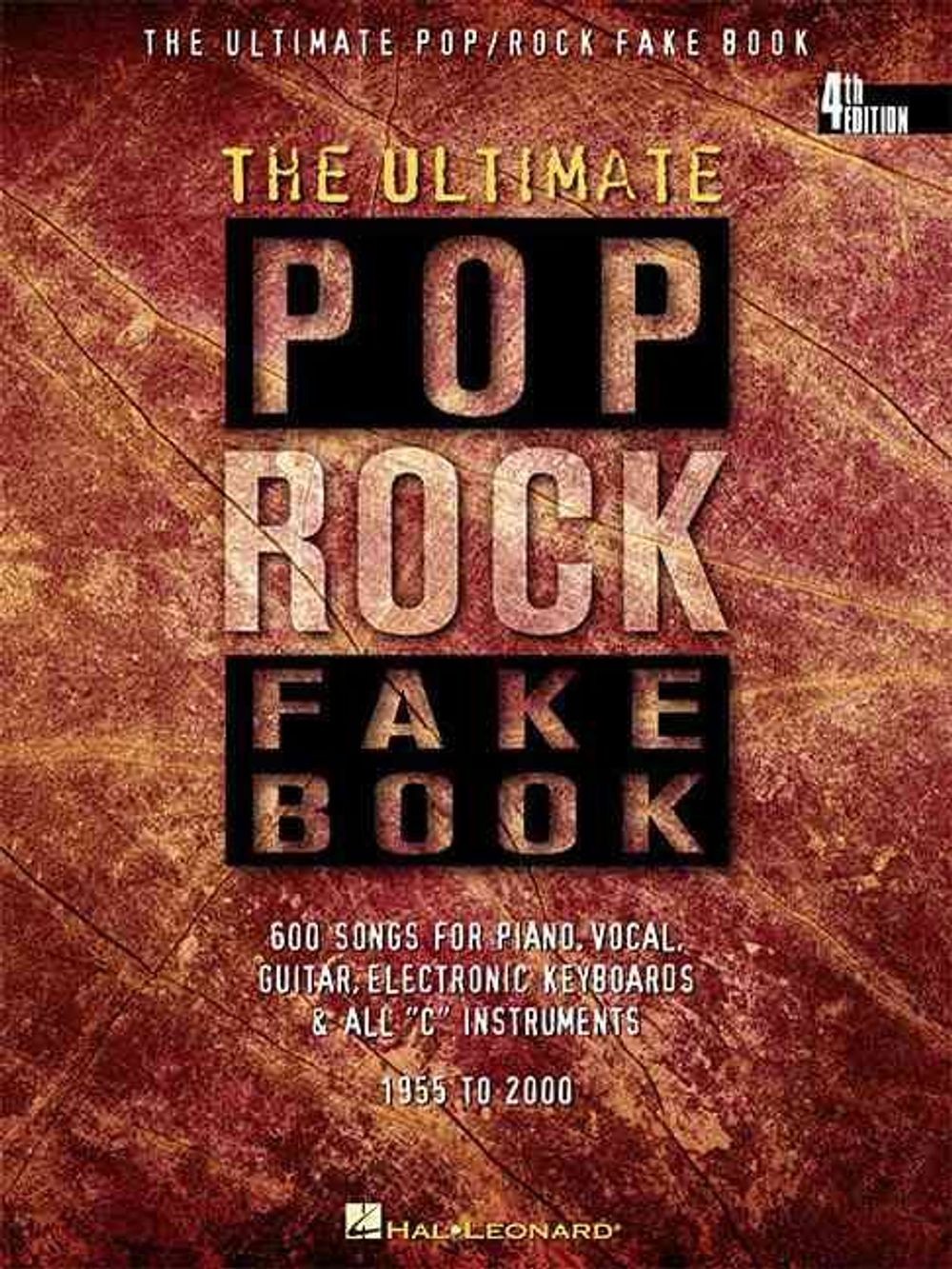 The Ultimate Pop/Rock Fake Book: C Edition by Joel Whitburn (English) Paperback