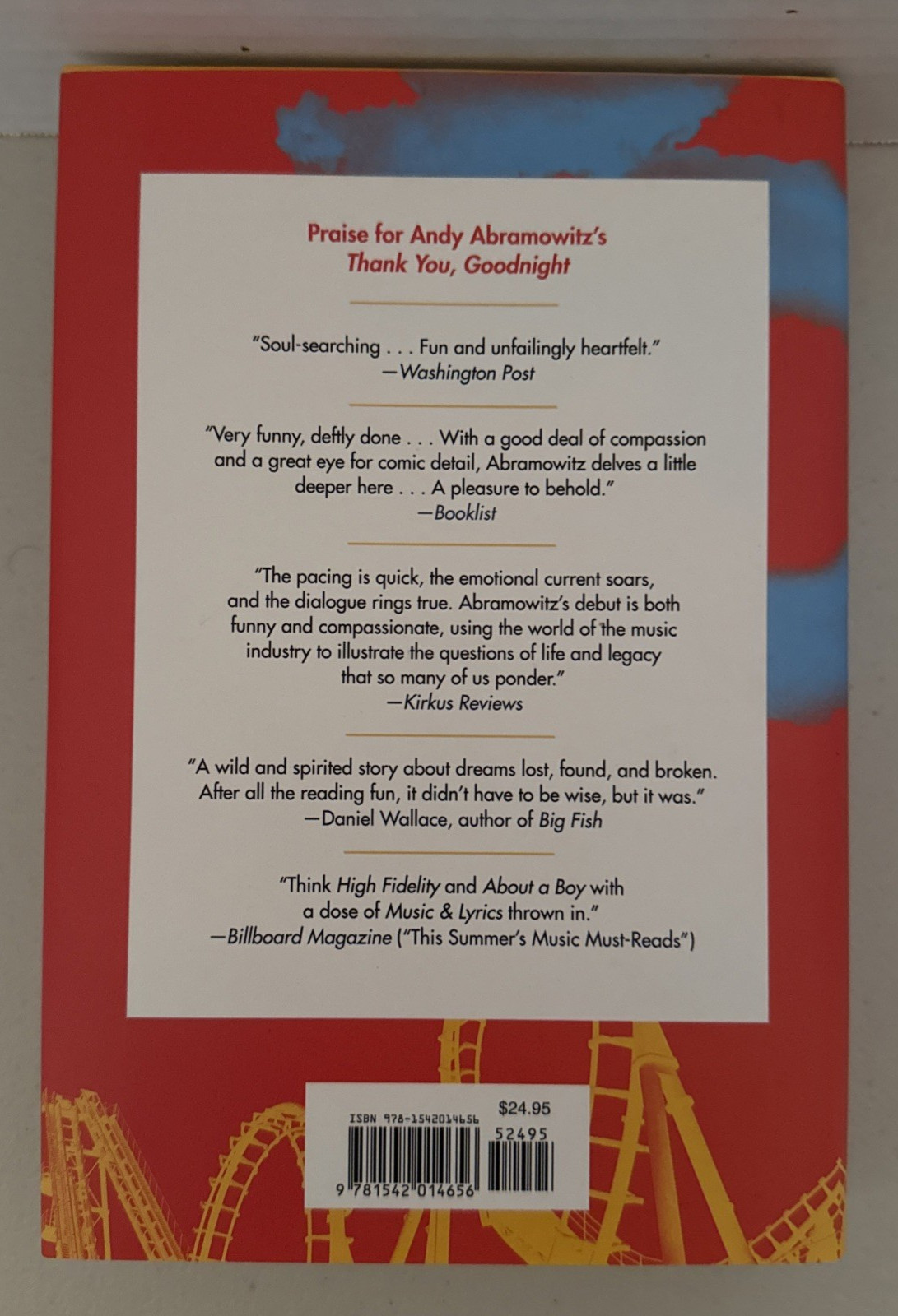 “A Beginner’s Guide to Free Fall” by Andy Abramowitz (Hardcover)