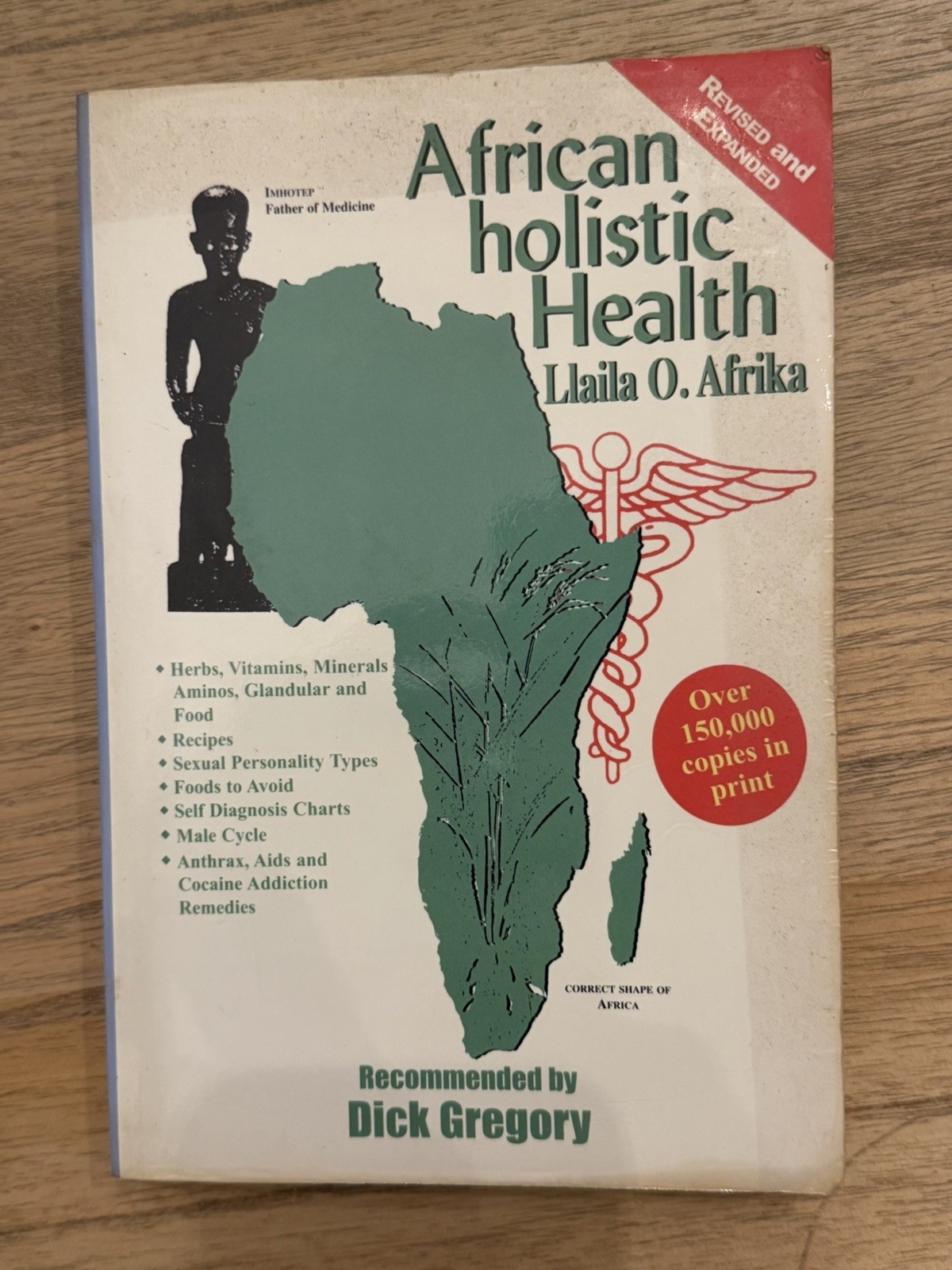 African Holistic Health Llaila O Afrika Revised Expanded Paperback Book