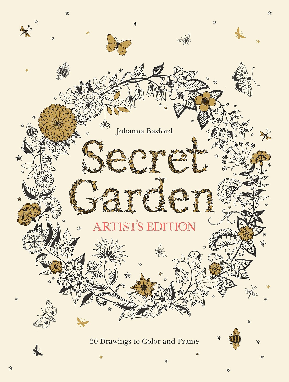 Secret Garden Artist’s Edition: 20 Drawings to Color and Frame