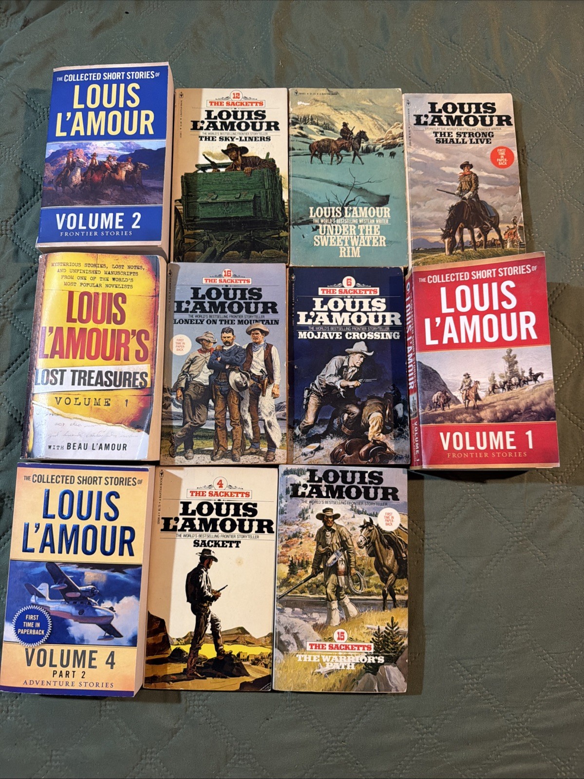 Huge Louis L’Amour Lot 11 Western Paperback Books Vintage Collection
