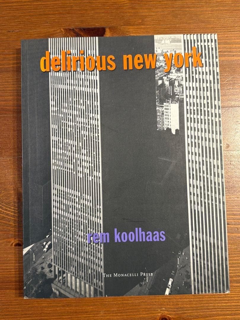 Rem Koolhaas Deliriousyork Building Architecture Book Used