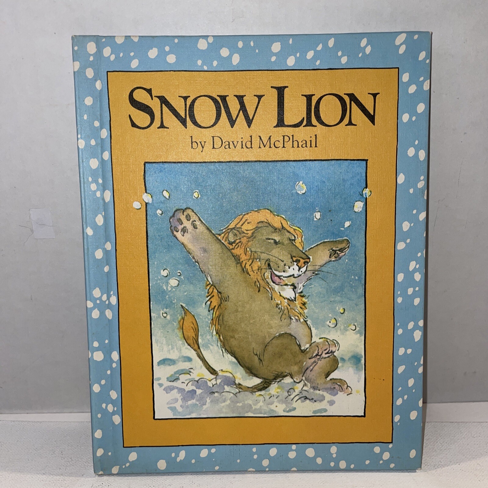 VTG Snow Lion Hardcover David M. McPhail Parents Magazine Press 1982 Read Aloud