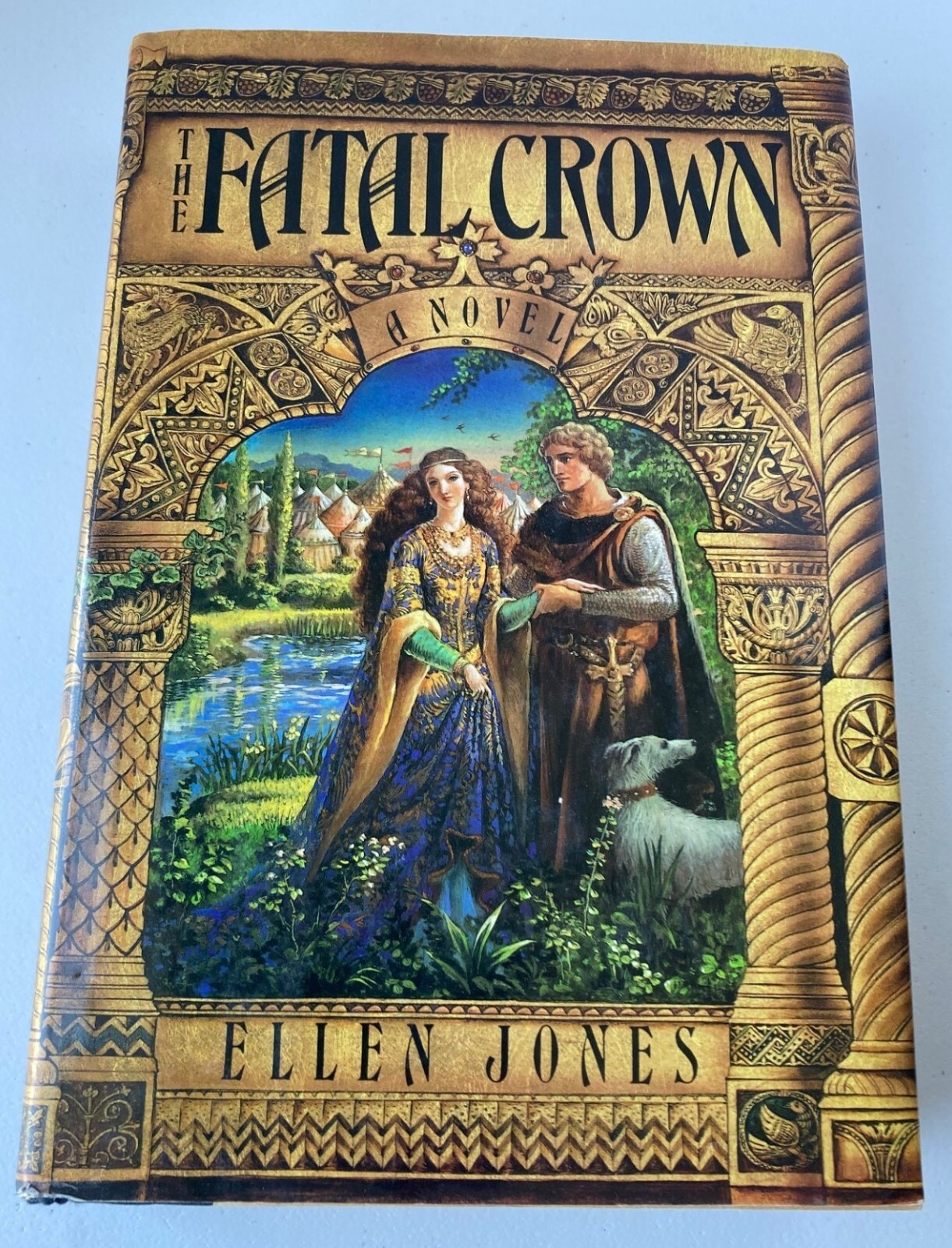 The Fatal Crown, Ellen Jones, 1993, Hardcover, 1st Edition, 1st Printing, Signed