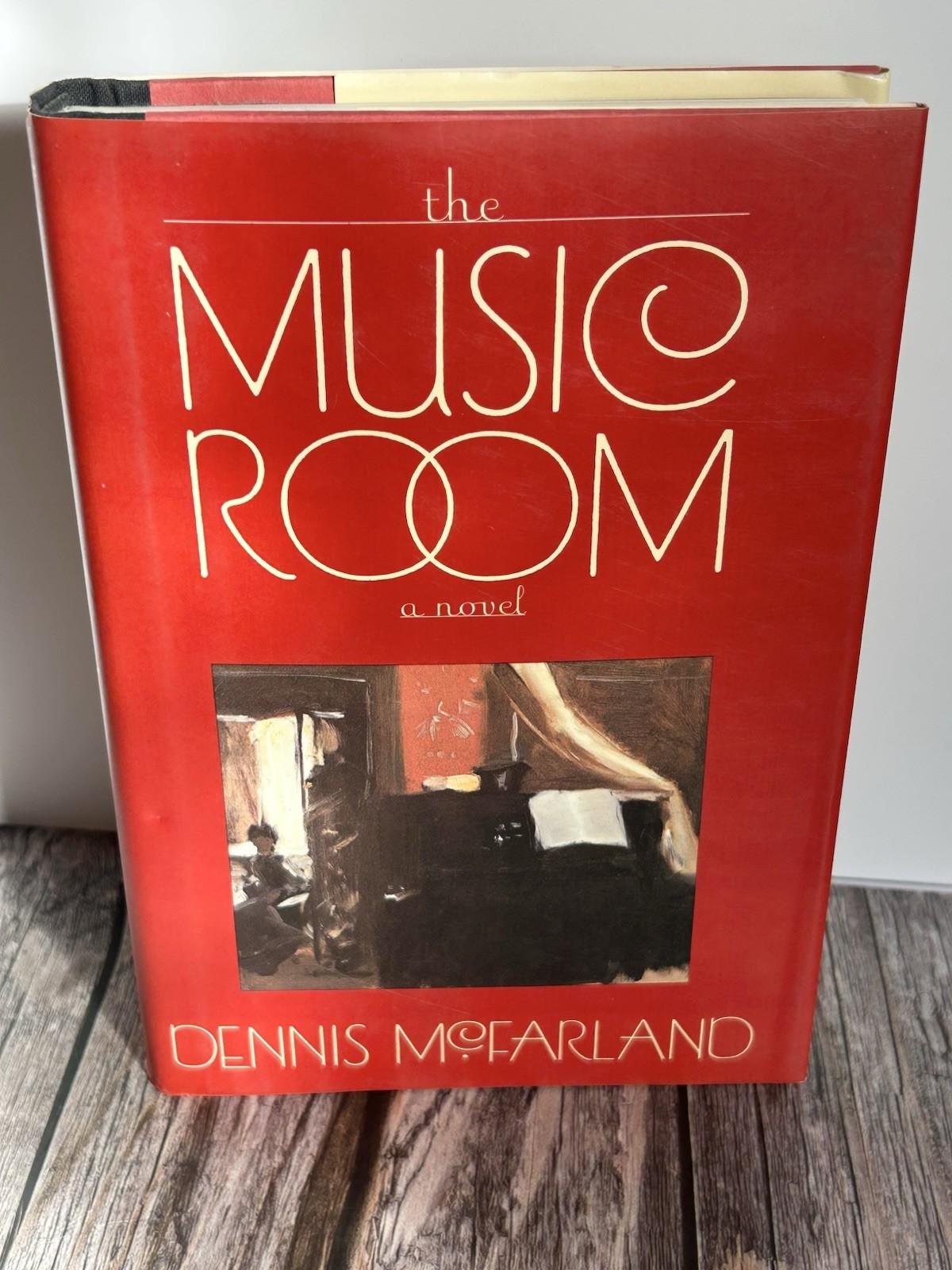 THE MUSIC ROOM / DENNIS MCFARLAND / EARLY PRINTING 1990 HCDJ / VG TO NF UNREAD