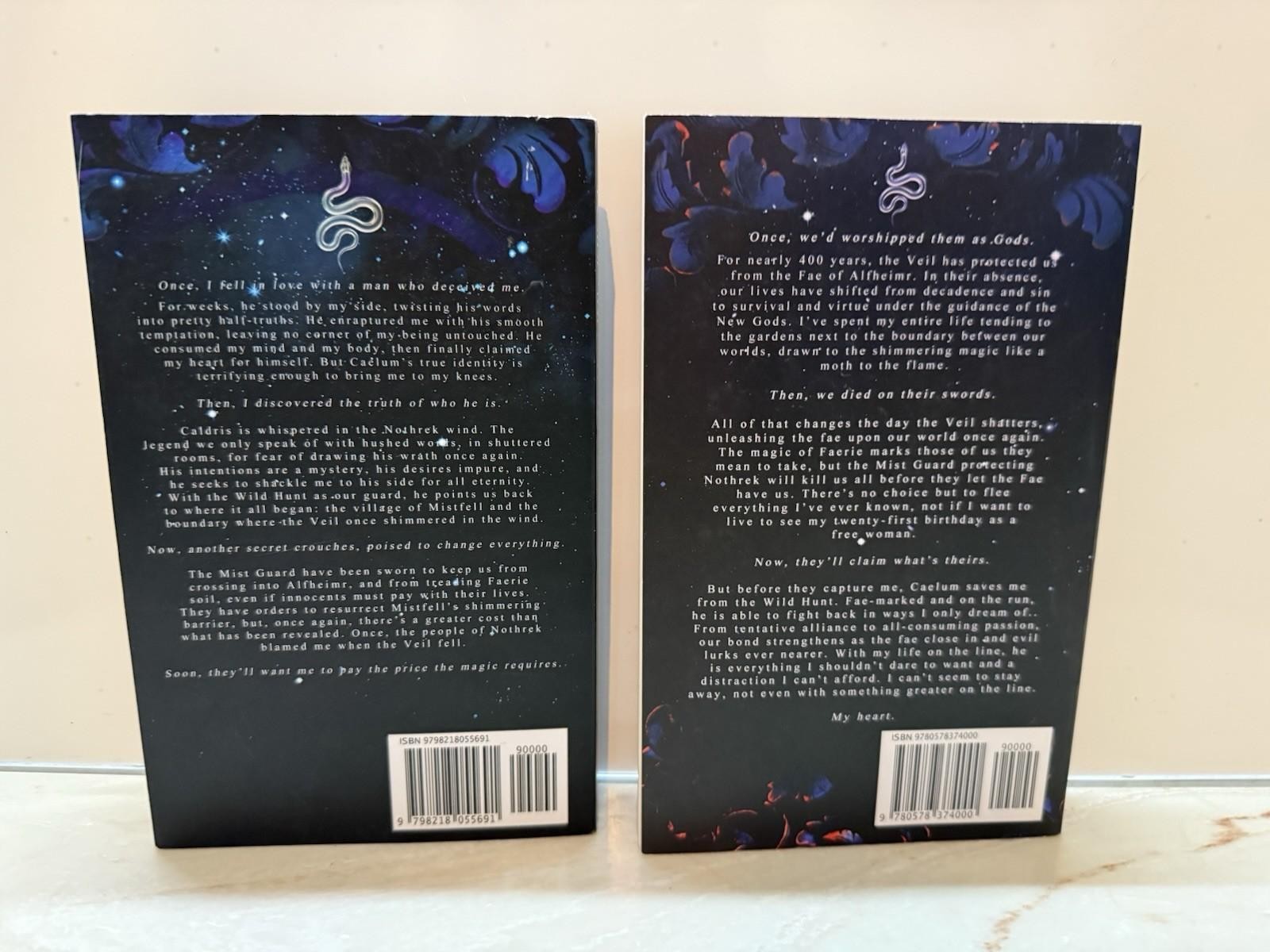 What Lies Beyond the Veil What Hunts Inside The Shadows Harper L. Woods 2 Qty