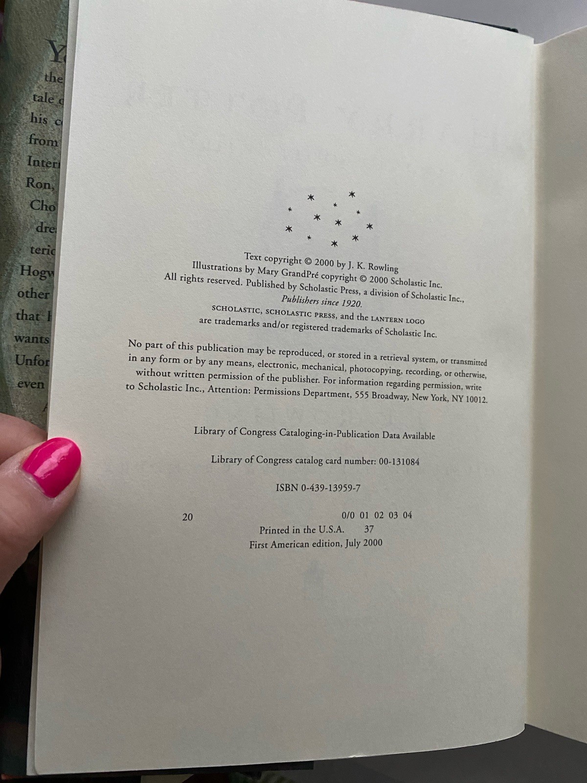 J.K. Rowling Harry Potter Hardcover Books All 1st Editions