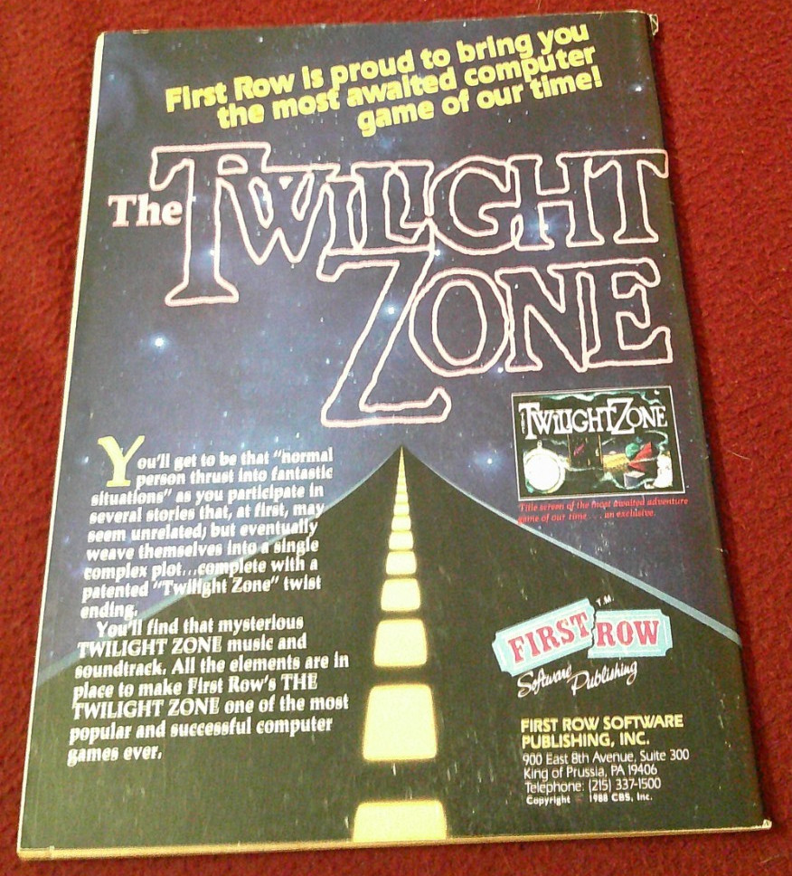 Twilight Zone April 1989 SIGNED by William F. Nolan author of Logan’s Run